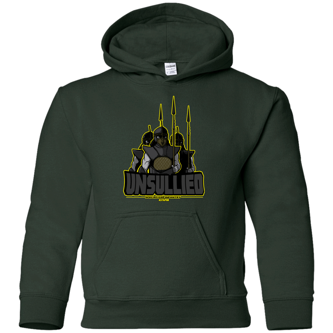 Sweatshirts Forest Green / YS Specialized Infantry Youth Hoodie