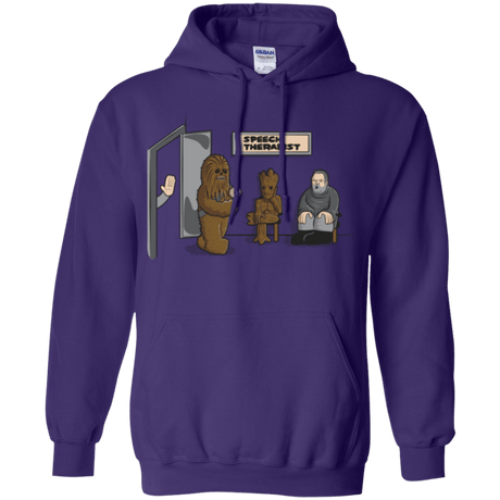 Sweatshirts Purple / S Speech Therapist Pullover Hoodie