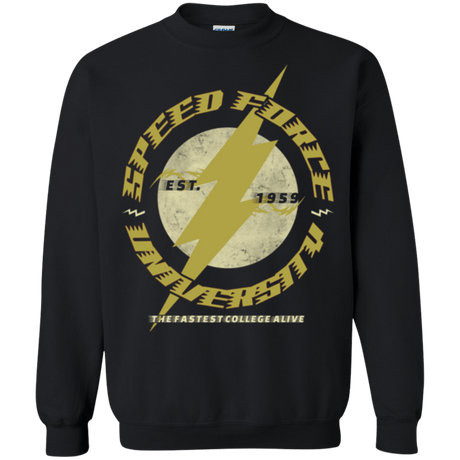 Sweatshirts Black / Small Speed Force University Crewneck Sweatshirt