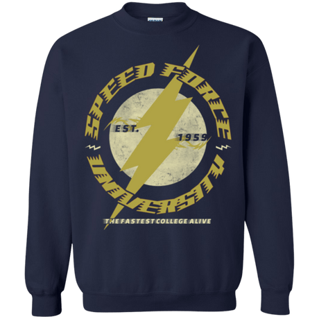 Sweatshirts Navy / Small Speed Force University Crewneck Sweatshirt