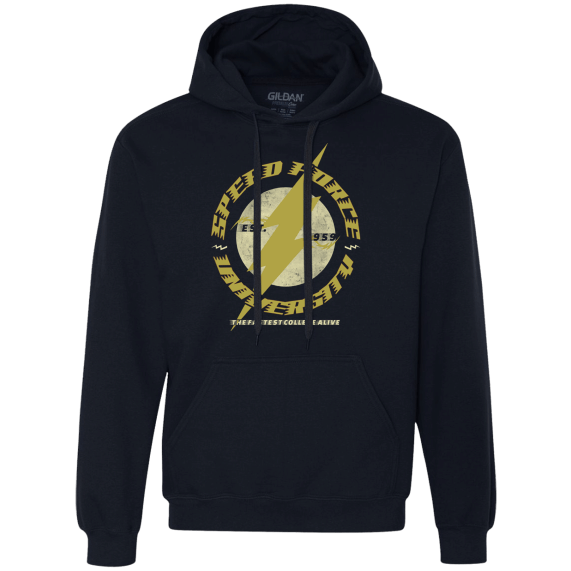 Sweatshirts Navy / Small Speed Force University Premium Fleece Hoodie