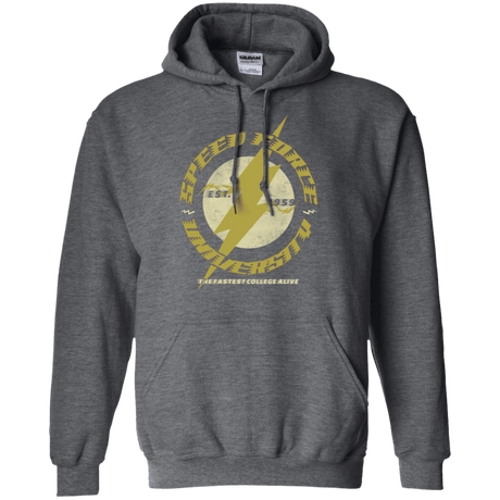 Sweatshirts Dark Heather / Small Speed Force University Pullover Hoodie