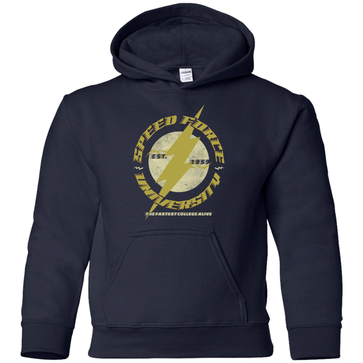 Sweatshirts Navy / YS Speed Force University Youth Hoodie