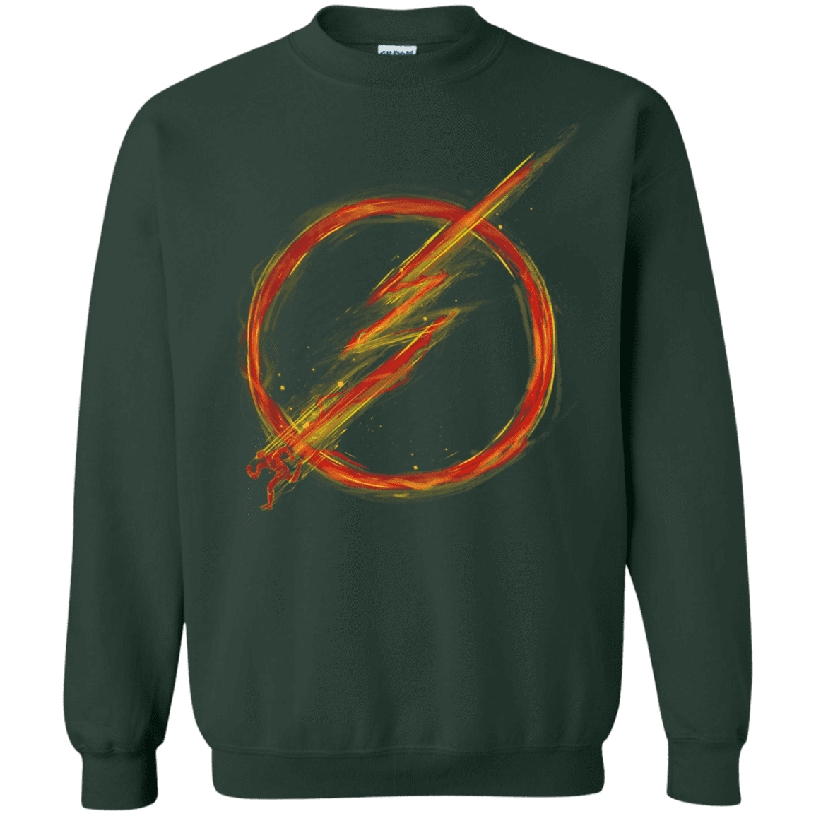 Sweatshirts Forest Green / S Speed Lightning Crewneck Sweatshirt