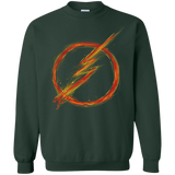 Sweatshirts Forest Green / S Speed Lightning Crewneck Sweatshirt