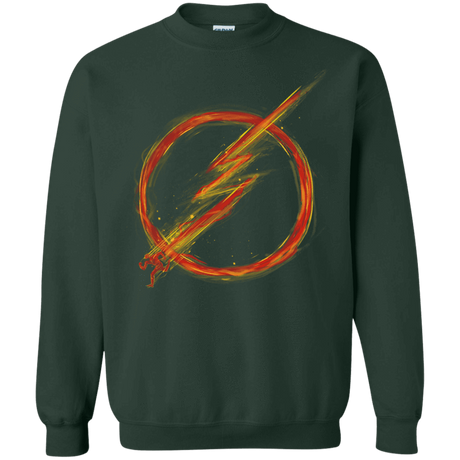 Sweatshirts Forest Green / S Speed Lightning Crewneck Sweatshirt