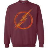 Sweatshirts Maroon / S Speed Lightning Crewneck Sweatshirt
