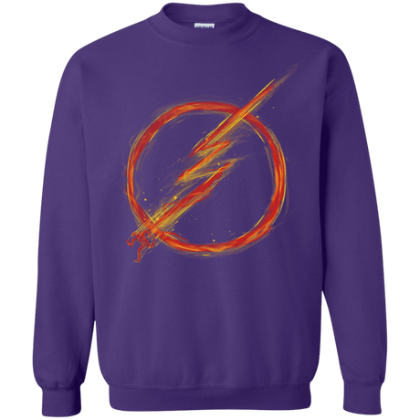 Sweatshirts Purple / S Speed Lightning Crewneck Sweatshirt