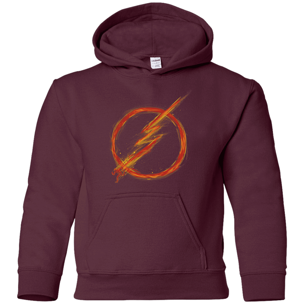 Sweatshirts Maroon / YS Speed Lightning Youth Hoodie