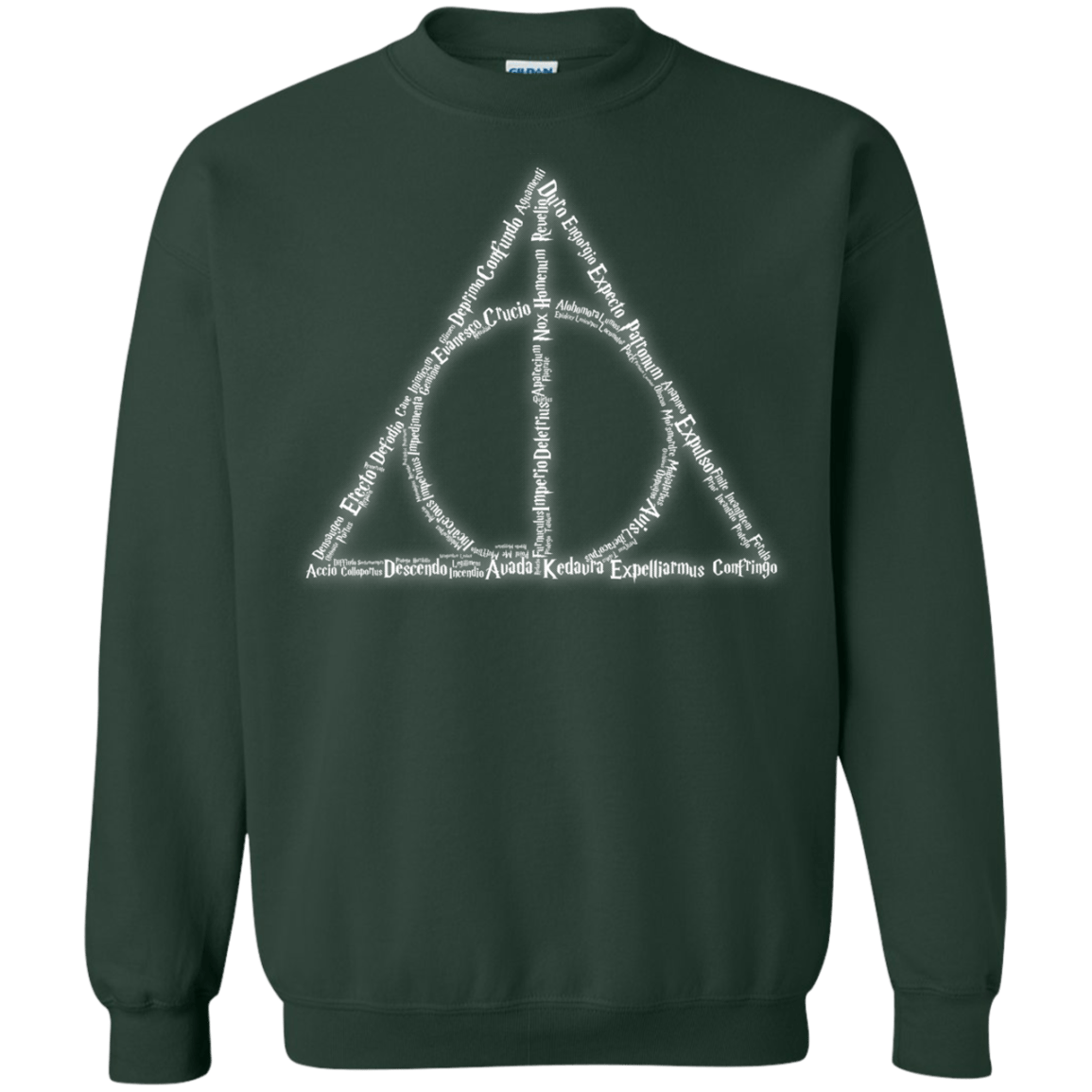 Sweatshirts Forest Green / Small Spells Crewneck Sweatshirt