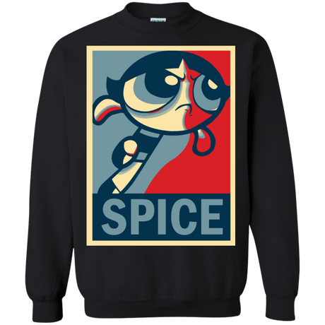 Sweatshirts Black / S Spice Powerpuff Crewneck Sweatshirt