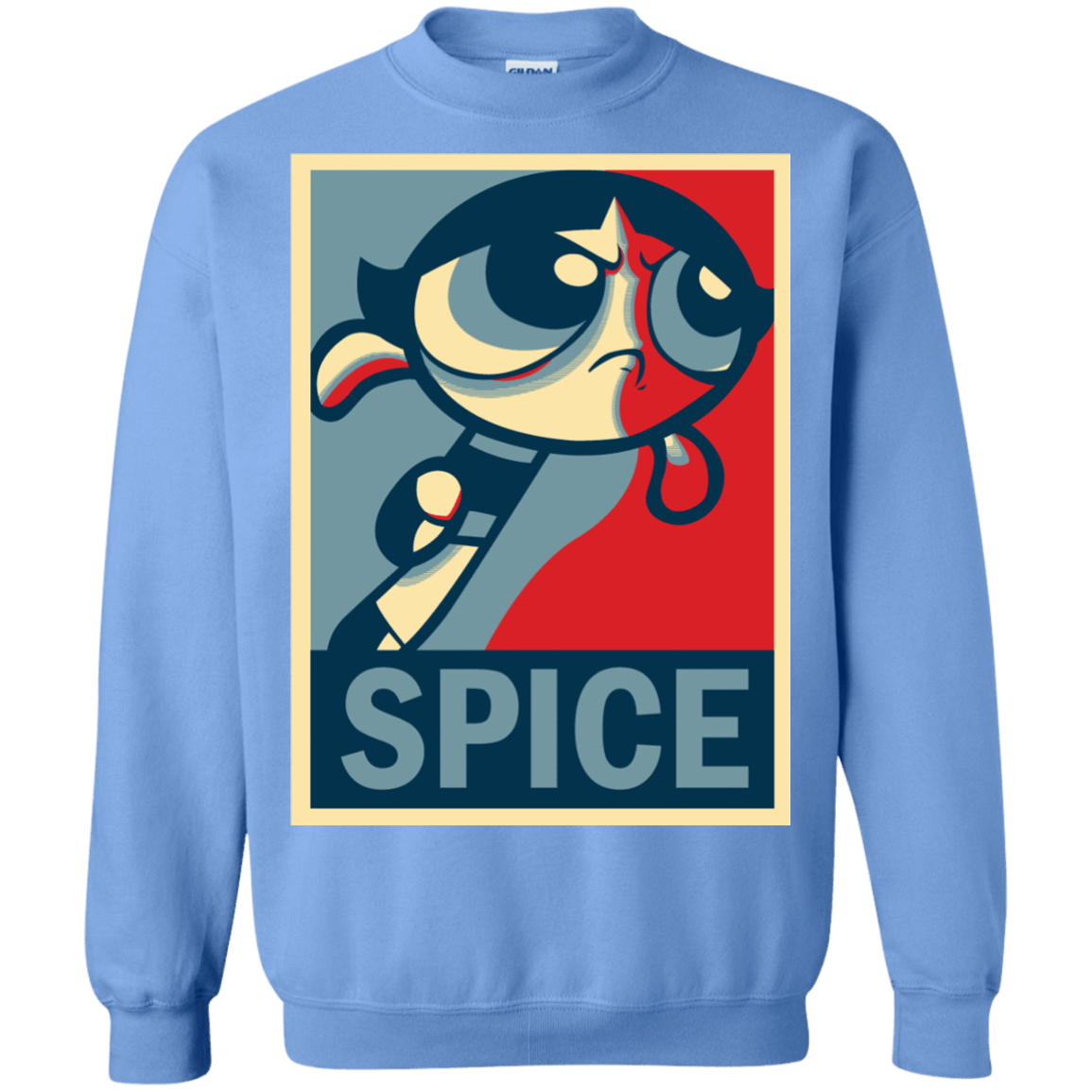 Sweatshirts Carolina Blue / S Spice Powerpuff Crewneck Sweatshirt