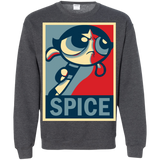 Sweatshirts Dark Heather / S Spice Powerpuff Crewneck Sweatshirt