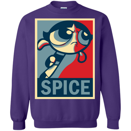 Sweatshirts Purple / S Spice Powerpuff Crewneck Sweatshirt