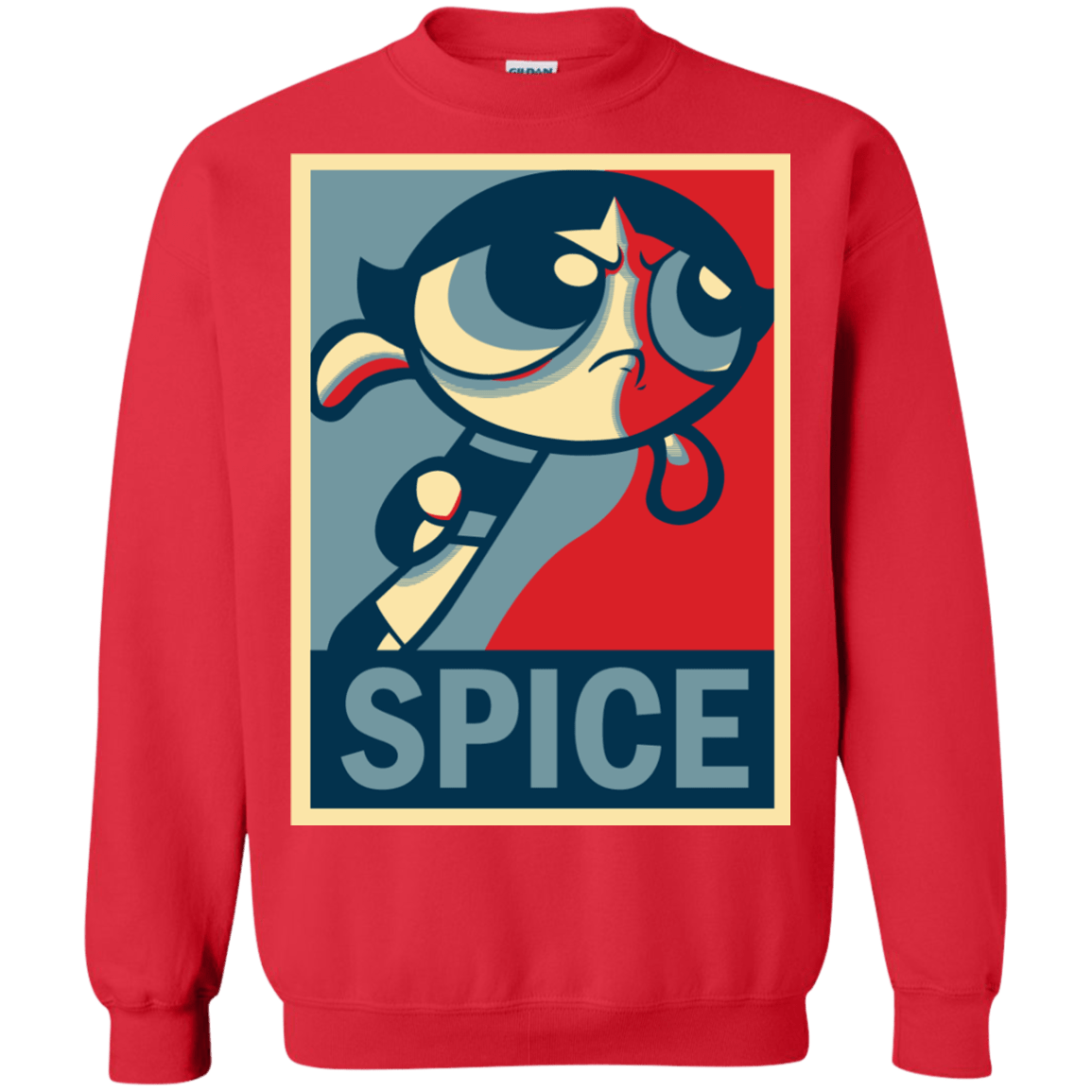 Sweatshirts Red / S Spice Powerpuff Crewneck Sweatshirt