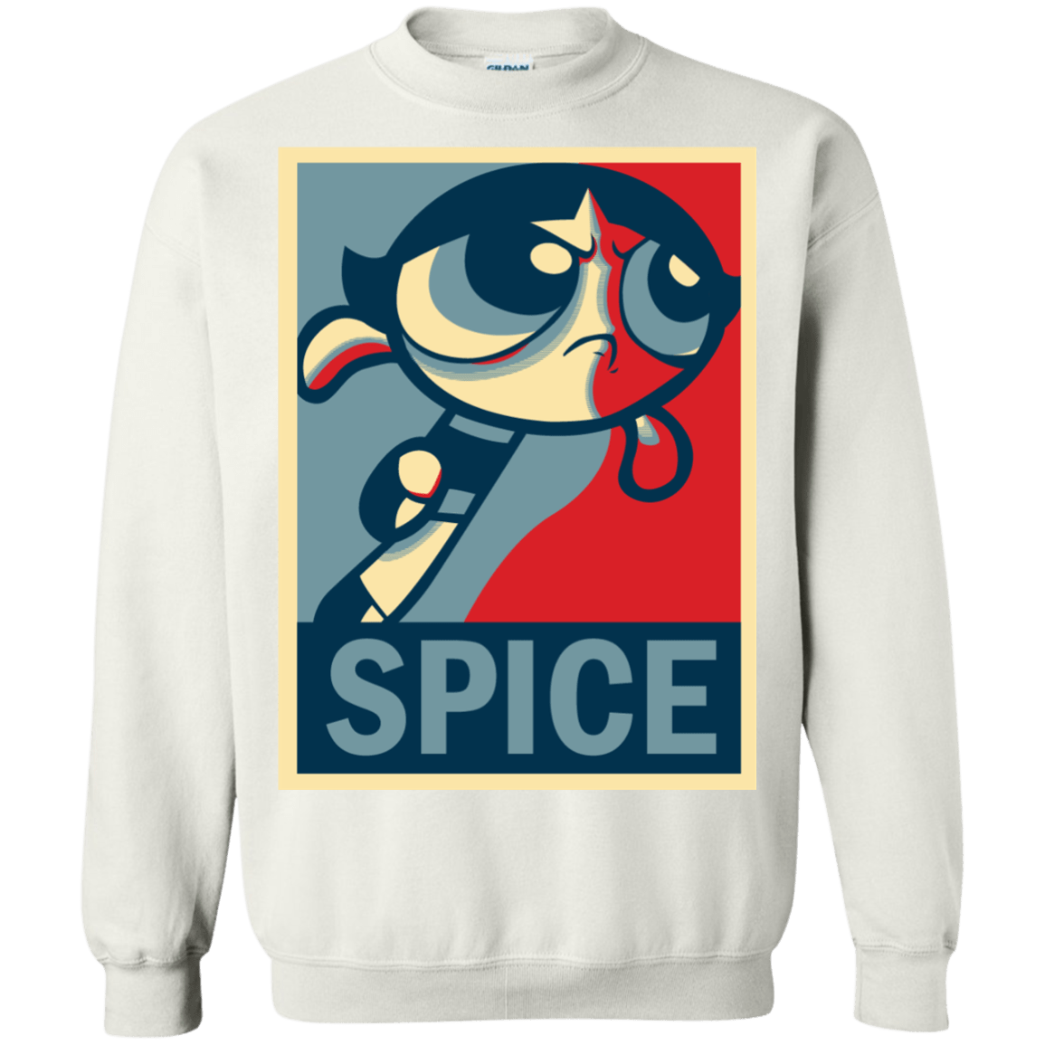 Sweatshirts White / S Spice Powerpuff Crewneck Sweatshirt