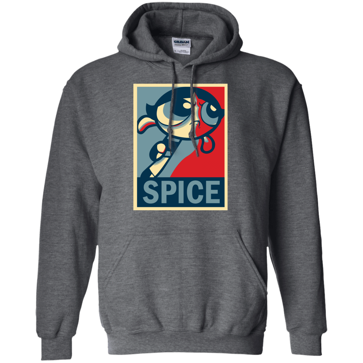 Sweatshirts Dark Heather / S Spice Powerpuff Pullover Hoodie