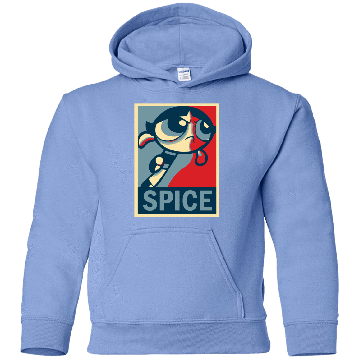 Sweatshirts Carolina Blue / YS Spice Powerpuff Youth Hoodie