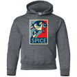 Sweatshirts Dark Heather / YS Spice Powerpuff Youth Hoodie