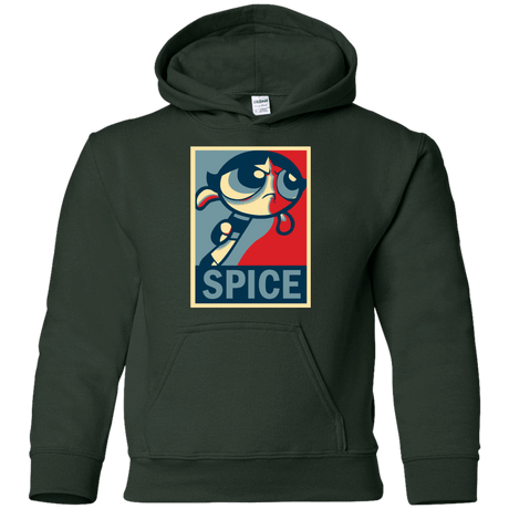 Sweatshirts Forest Green / YS Spice Powerpuff Youth Hoodie