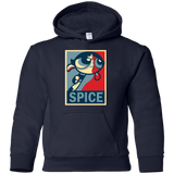 Sweatshirts Navy / YS Spice Powerpuff Youth Hoodie