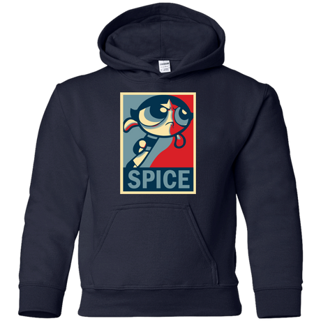 Sweatshirts Navy / YS Spice Powerpuff Youth Hoodie