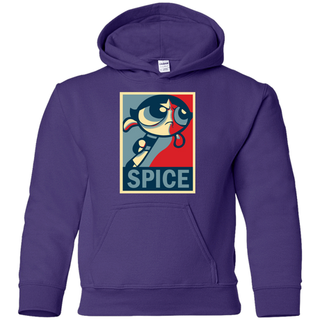 Sweatshirts Purple / YS Spice Powerpuff Youth Hoodie