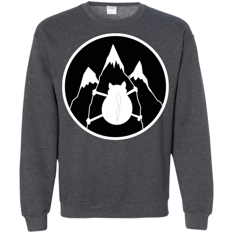 Sweatshirts Dark Heather / S Spider Cat Crewneck Sweatshirt