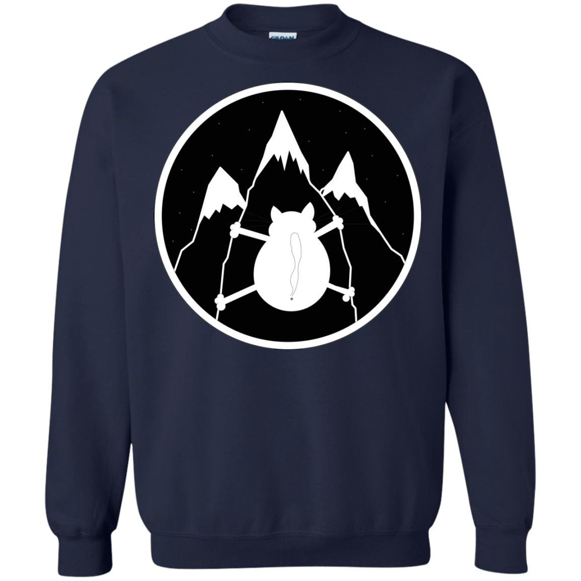 Sweatshirts Navy / S Spider Cat Crewneck Sweatshirt