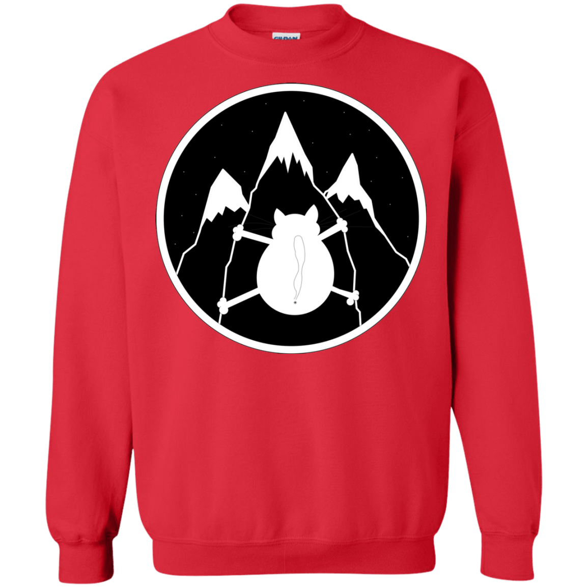 Sweatshirts Red / S Spider Cat Crewneck Sweatshirt