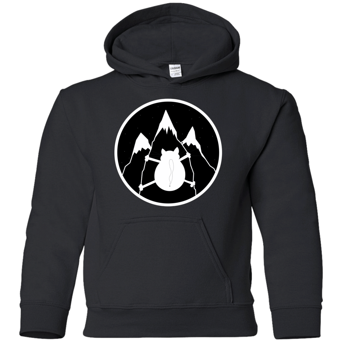 Sweatshirts Black / YS Spider Cat Youth Hoodie