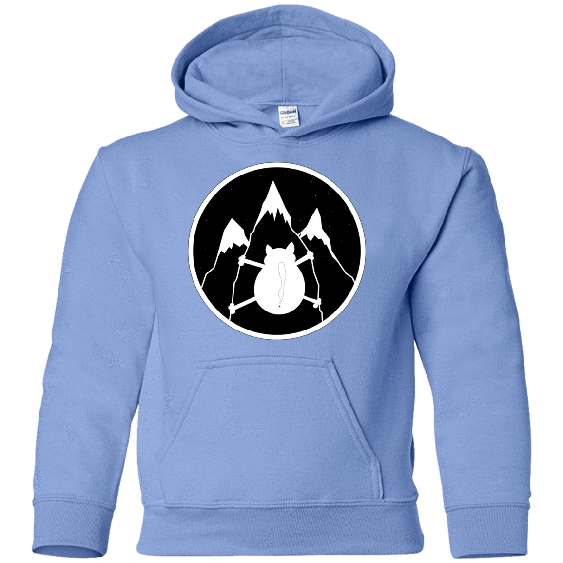 Sweatshirts Carolina Blue / YS Spider Cat Youth Hoodie