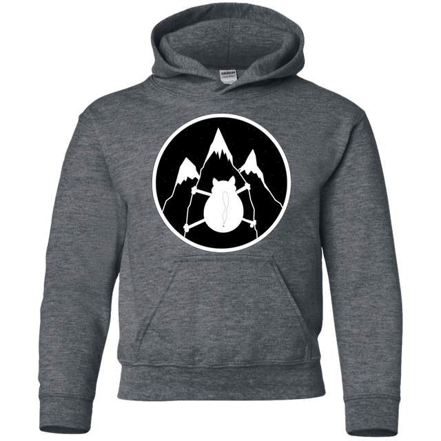 Sweatshirts Dark Heather / YS Spider Cat Youth Hoodie