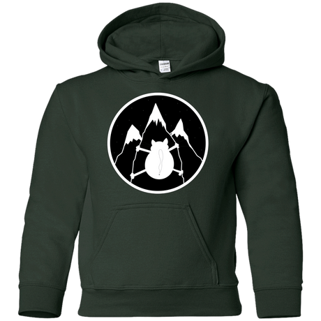 Sweatshirts Forest Green / YS Spider Cat Youth Hoodie