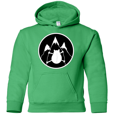 Sweatshirts Irish Green / YS Spider Cat Youth Hoodie