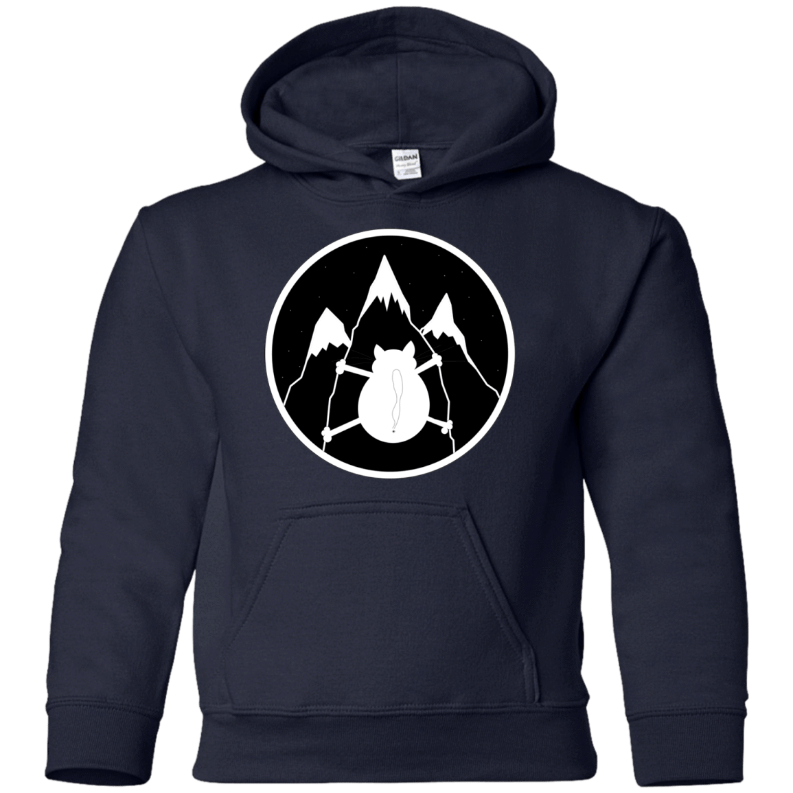 Sweatshirts Navy / YS Spider Cat Youth Hoodie