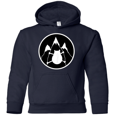 Sweatshirts Navy / YS Spider Cat Youth Hoodie