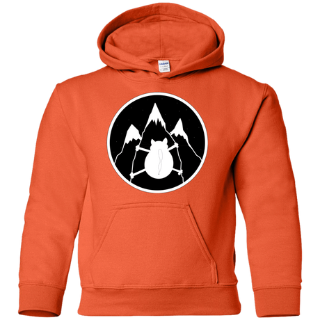Sweatshirts Orange / YS Spider Cat Youth Hoodie