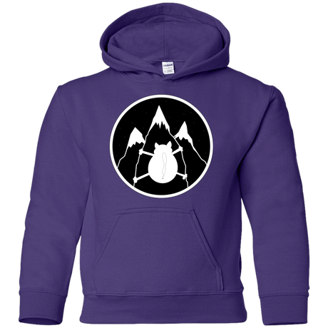 Sweatshirts Purple / YS Spider Cat Youth Hoodie