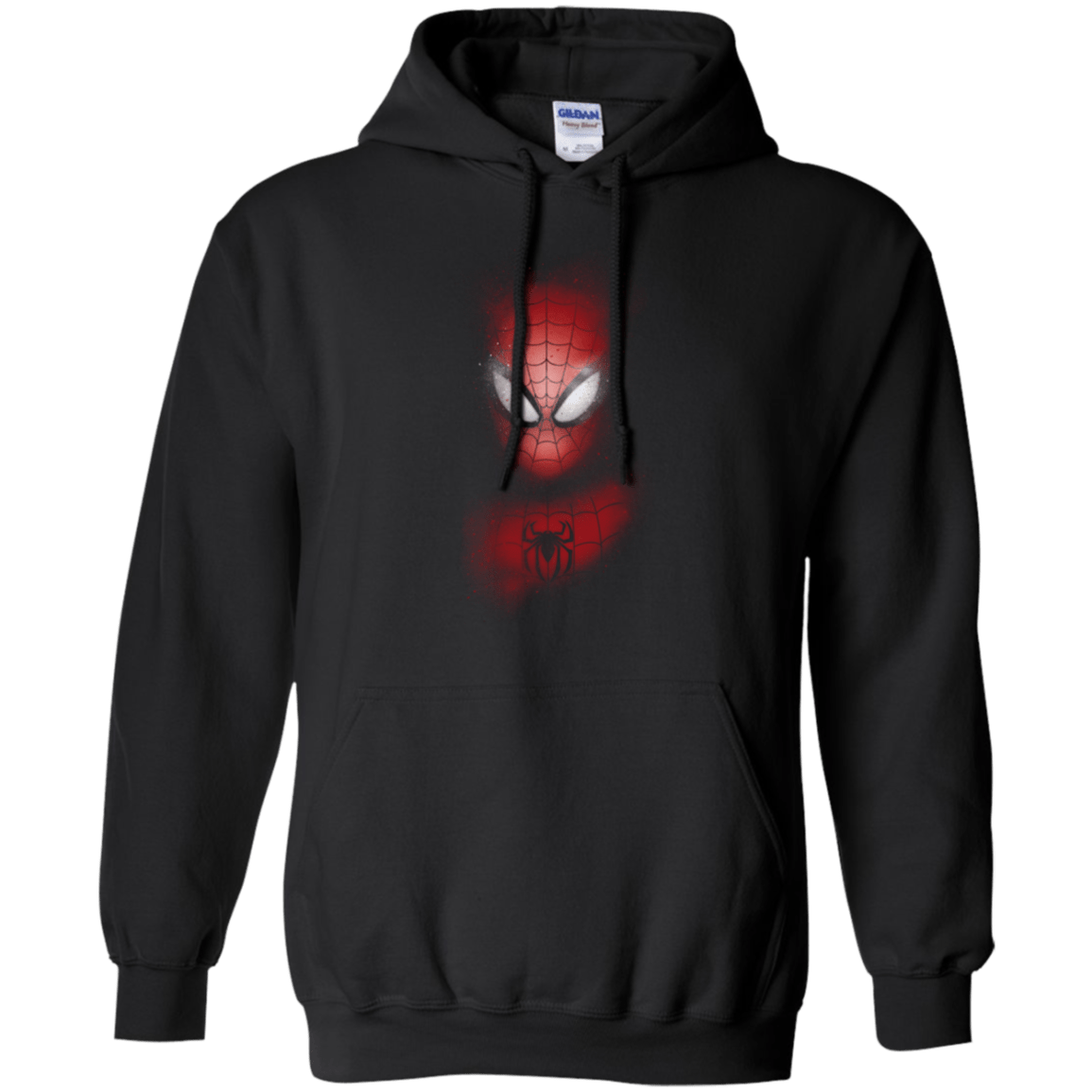 Sweatshirts Black / Small Spider Graffiti Pullover Hoodie