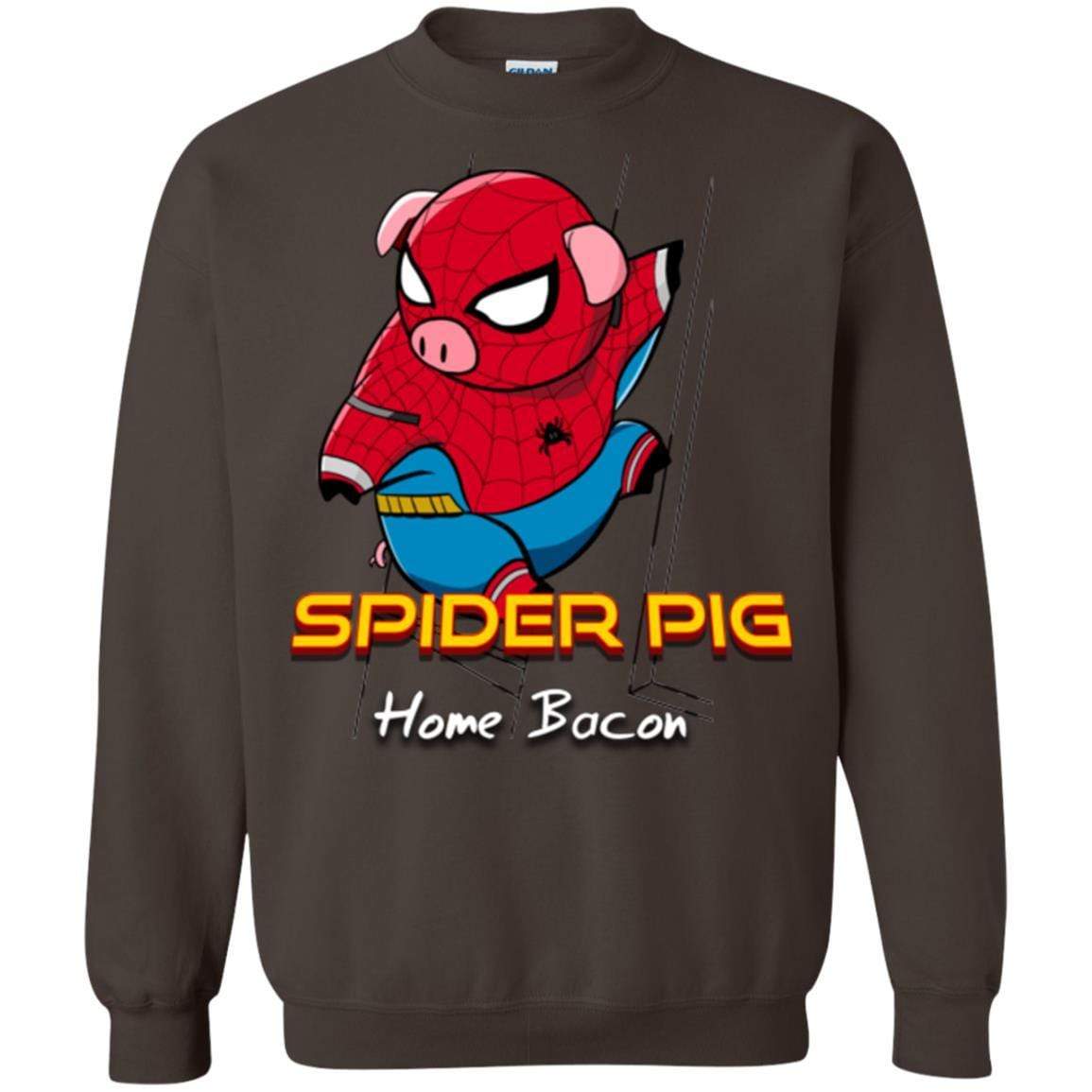 Sweatshirts Dark Chocolate / Small Spider Pig Build Line Crewneck Sweatshirt