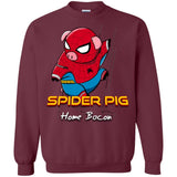 Sweatshirts Maroon / Small Spider Pig Build Line Crewneck Sweatshirt