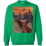 Sweatshirts Irish Green / S Spider Scream Crewneck Sweatshirt