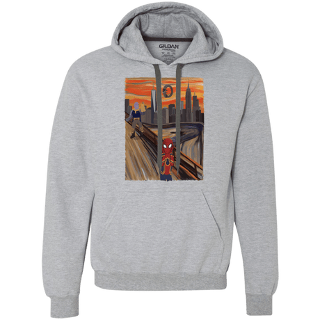 Sweatshirts Sport Grey / S Spider Scream Premium Fleece Hoodie