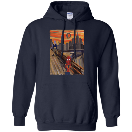 Sweatshirts Navy / S Spider Scream Pullover Hoodie