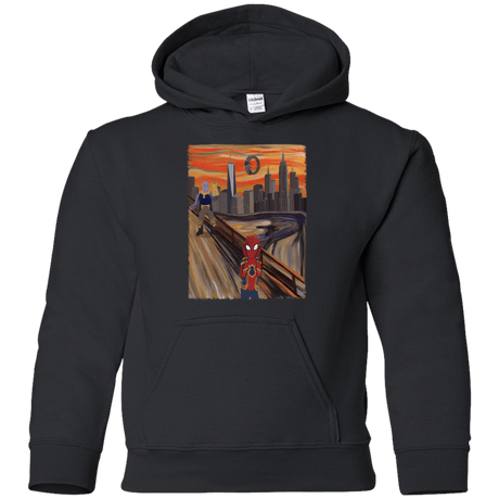 Sweatshirts Black / YS Spider Scream Youth Hoodie