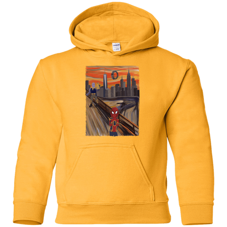 Sweatshirts Gold / YS Spider Scream Youth Hoodie