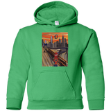 Sweatshirts Irish Green / YS Spider Scream Youth Hoodie