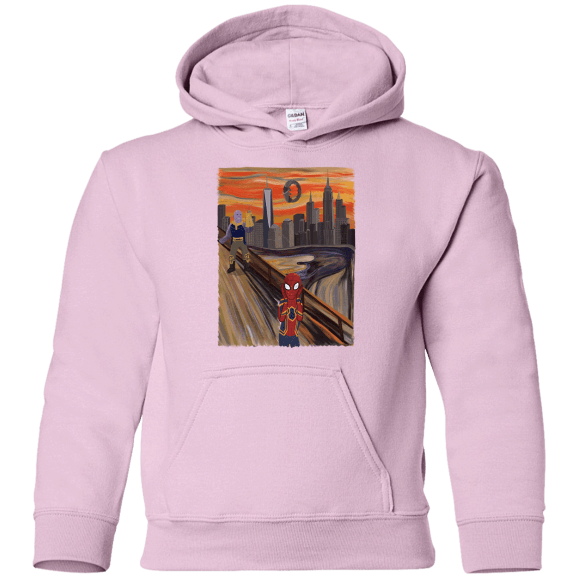 Sweatshirts Light Pink / YS Spider Scream Youth Hoodie