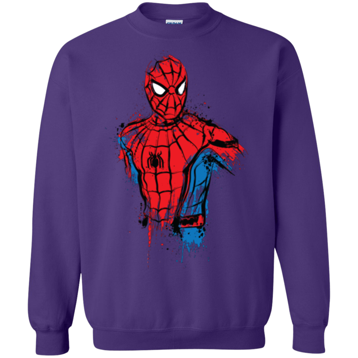 Sweatshirts Purple / S Spiderman- Friendly Neighborhood Crewneck Sweatshirt